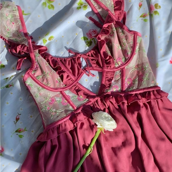 FOR LOVE & LEMONS Camila Sleeved Slip Dress - Picture 14 of 16